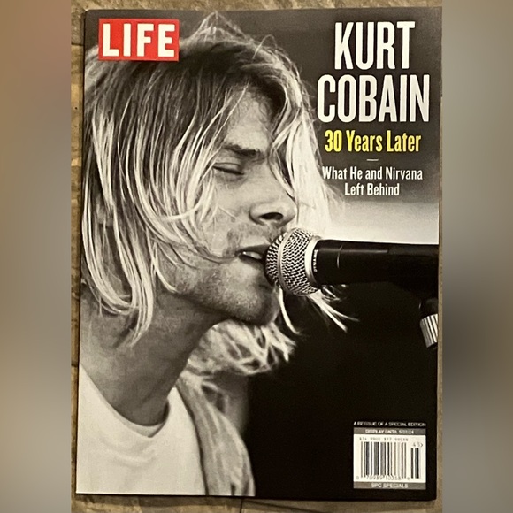 Life Magazine 2024 Nirvana, “30 years later. What he and Nirvana left behind.” - Picture 1 of 7
